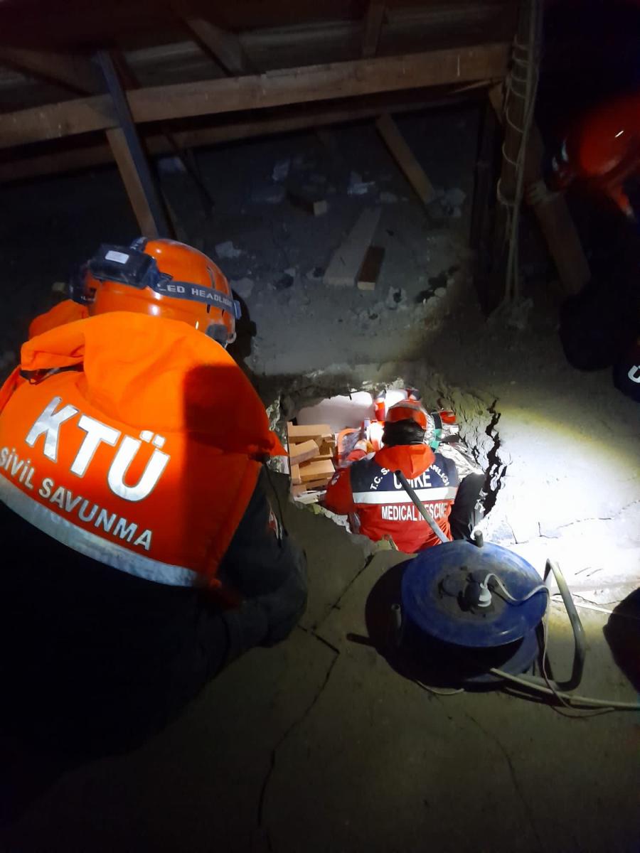 KTÜ Arama Kurtarma ve UMKE Ekipleri