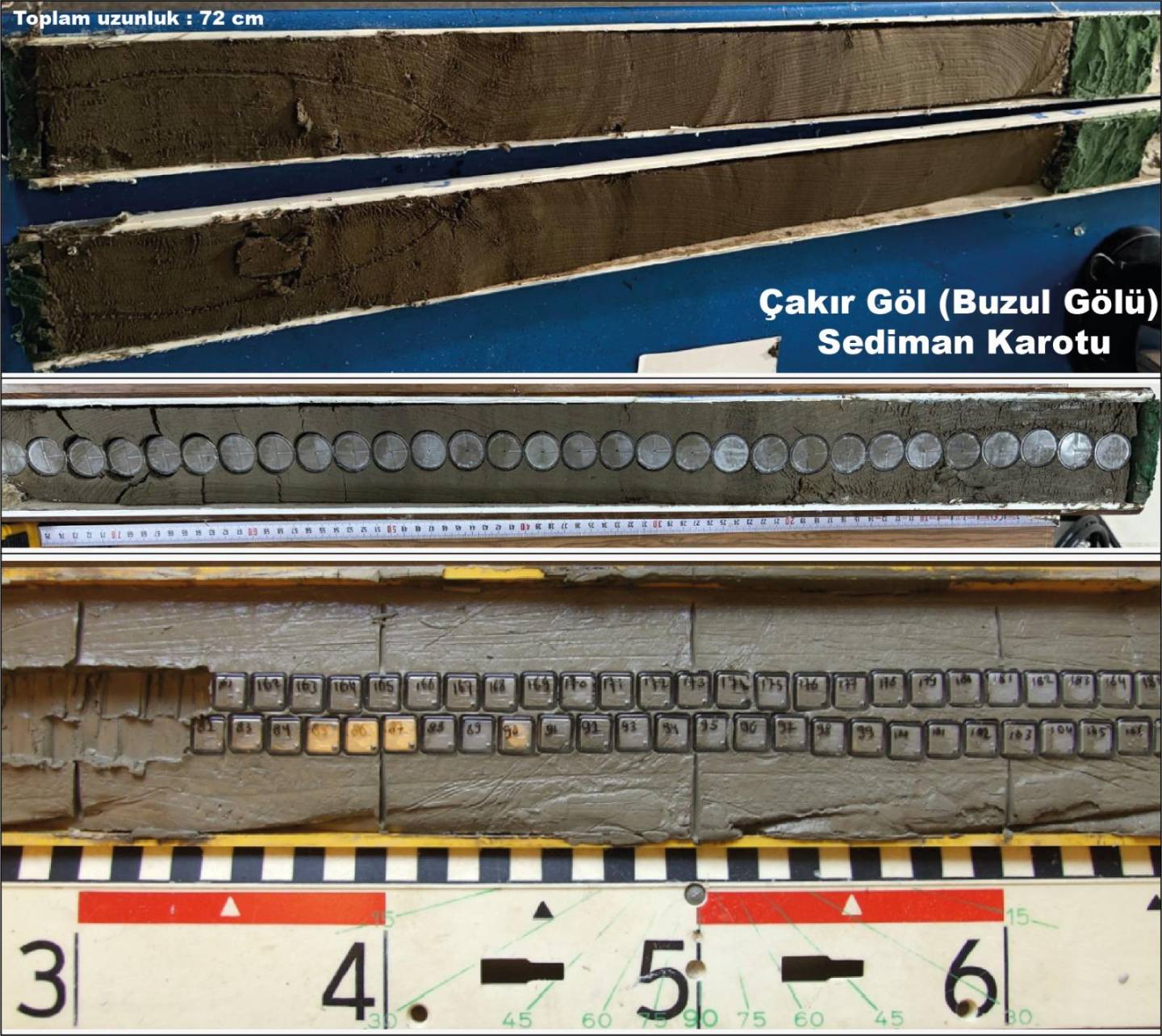 Sediment core from Lake Çakırgöl (Glacial lake)