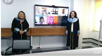 Doç.Dr. Şengül YALÇINKAYA, Prof. Dr. İlkay ÖZDEMİR ve jüri üyeleri