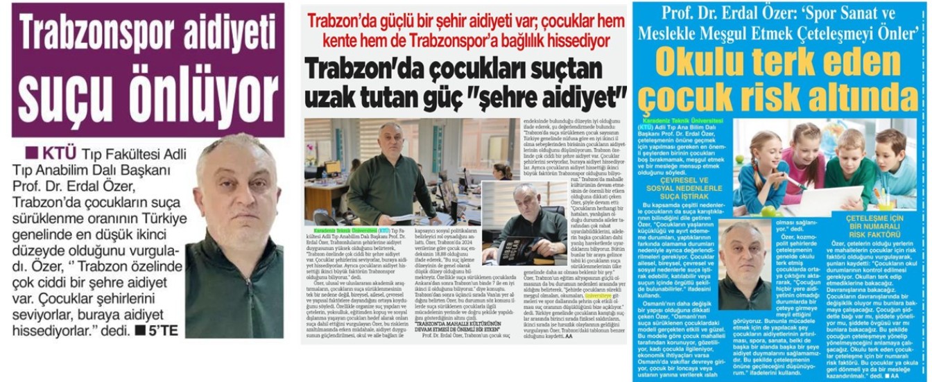 Suça Sürüklenen Çocuklar İçin "Osmanlı Modeli" Önerisi ve Trabzon Analizi