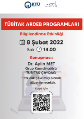 TÜBİTAK ARDEB Programları Bilgilendirme Etkinliği Düzenlenecektir