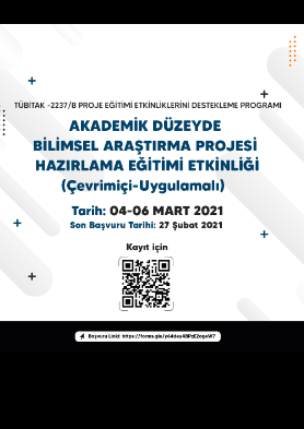 Akademik Düzeyde Bilimsel Araştirma Projesi Hazirlama Eğitimi Etkinliği Düzenlenecektir!
