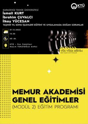 Taşınır Yıl Sonu İşlemleri Eğitimi ve Uygulamada Doğan Sorunlar Eğitimi