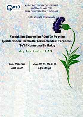 Farabi, İbn Sina ve İbn Rüşd'ün Poetika Şerhlerinden Hareketle Tezkirelerdeki Terceme-Te'lif Konusuna Bir Bakış