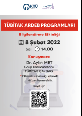 TÜBİTAK ARDEB Programları Bilgilendirme Etkinliği Düzenlenecektir