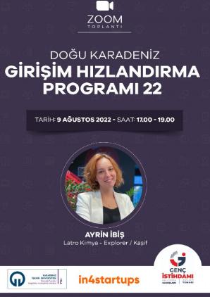 Doğu Karadeniz Girişim Hızlandırma Programı Kapsamında Ayrin İBİŞ Bizlerle!