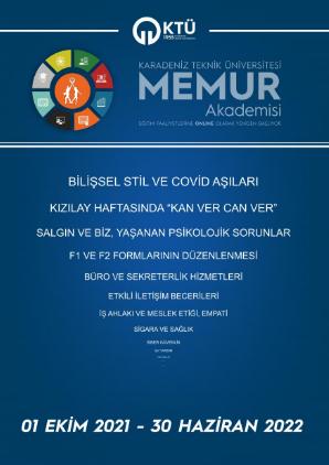 2021 - 2022 Memur Akademisi Eğitim Takvimi