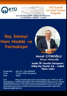 İlaç ve Sanayi: Ham Madde ve Farmakope