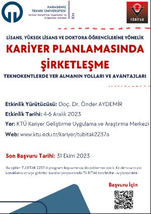 Kariyer Planlamasında Şirketleşme:
Teknokentlerde Yer Almanın Yolları ve Avantajları