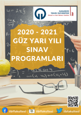 2020 - 2021 Güz Dönemi Lisans Sınav Programları İlan Edildi