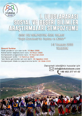 I. Uluslararası Sosyal ve Beşeri Bilimler Araştırmaları Sempozyumu-2020