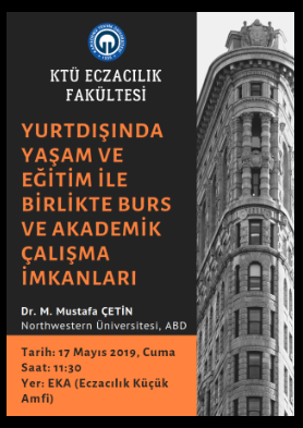 "Yurtdışında Yaşam ve Eğitim ile Birlikte Burs ve Akademik Çalışma İmkanları" Semineri    