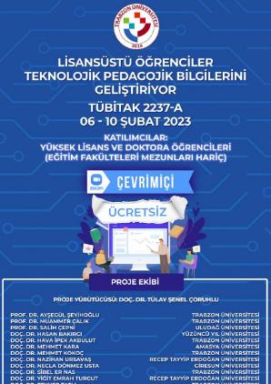 Lisansüstü Öğrenciler İçin Teknolojik Pedagoji Eğitimi