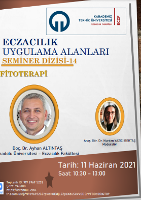 Eczacılık Uygulama Alanları Seminer Dizisi-14
