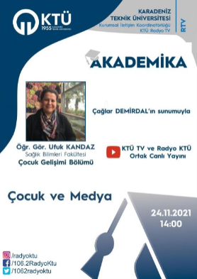 Davetli Konuşmacı: Öğr. Gör. Ufuk KANDAZ