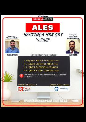 ALES Hakkında Her Şey