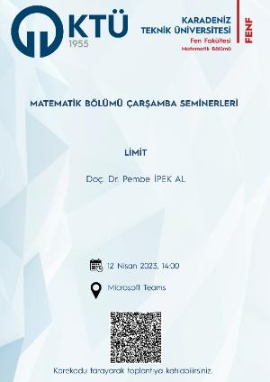Matematik Bölümü Çarşamba Seminerleri: Limit