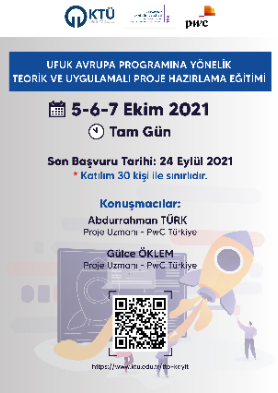 Ufuk Avrupa Programına Yönelik Teorik ve Uygulamalı Proje Hazırlama Eğitimi