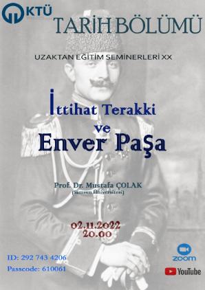 KTÜ Tarih Bölümü Uzaktan Eğitim Seminerleri XX. 