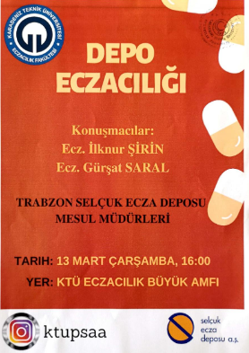Depo Eczacılığı Semineri  