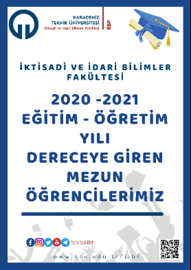2020 - 2021 Eğitim - Öğretim Yılı Dereceye Giren Mezun Öğrencilerimiz.