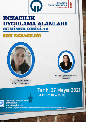 Eczacılık Uygulama Alanları Seminer Dizisi-10