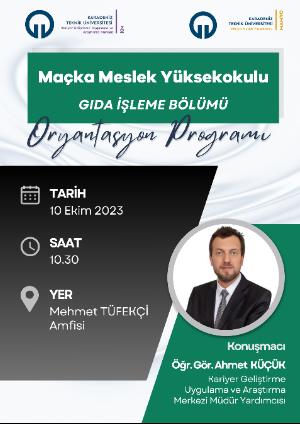 Maçka Meslek Yüksekokulu Oryantasyon Programı