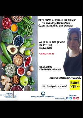 Beslenme Alışkanlıklarımız ve Sağlık Beslenme Üzerine Keyifli Bir Sohbet 