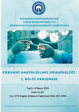 Cerrahi Hastalıkları Hemşireliği I. Bilgi Yarışması