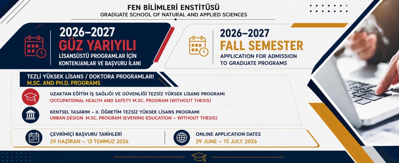 FBE | 2026-2027 Güz Yarıyılı Lisansüstü Programlara Başvuru İlanı