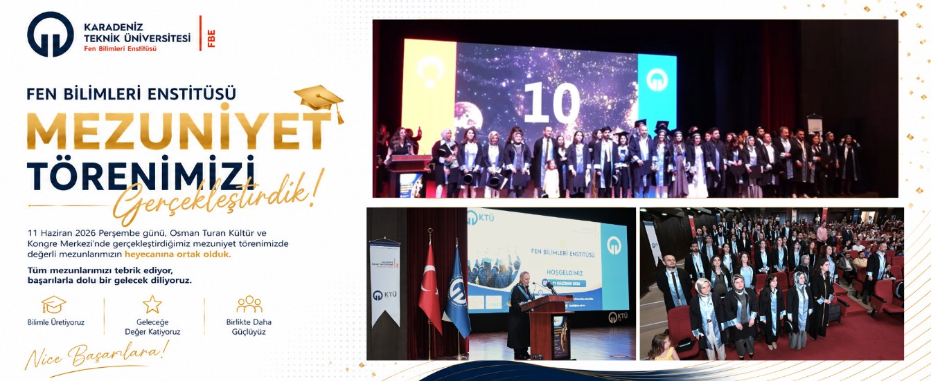 2026 Fen Bilimleri Enstitüsü Mezuniyet Töreni