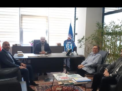 Başkan'dan Belediyeye Ziyaret