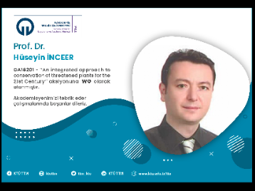 Prof. Dr. Hüseyin İNCEER COST Programına Çalışma Grubu Üyesi (WG) Olarak Atandı!