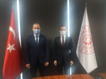 Rektörümüz, T.C. Sanayi ve Teknoloji Bakanlığı Stratejik Araştırmalar ve Verimlilik Genel Müdürü Prof. Dr. İlker Murat ARı Ziyaret Etti