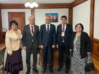 Rektörümüz, Azerbaycan Cumhurbaşkanı Temsilcisi ile Görüştü