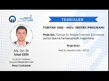 Akademisyenimize TÜBİTAK Proje Desteği