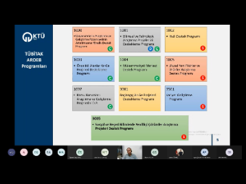 TÜBİTAK ARDEB 3005 Programı Çevrimiçi Bilgilendirme Etkinliği Düzenlendi !