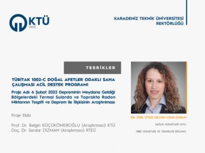 Akademisyenimize TÜBİTAK Proje Desteği