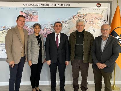 Yönetim Kurulumuz Karayolları 10. Bölge Müdürlüğünü Ziyaret Etti