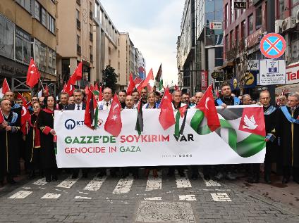 Üniversitemiz Önderliğinde "Bağımsız Filistin İçin Kıyamdayız" Yürüyüşü Gerçekleştirildi