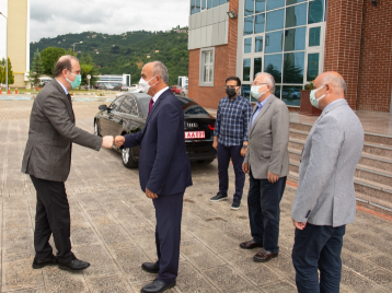 Rektörümüz Prof. Dr. Hamdullah ÇUVALCI, Giresun Üniversitesi Rektörü'ne İade-i Ziyarette Bulundu