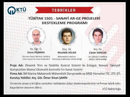 TÜBİTAK 1501 proje desteği