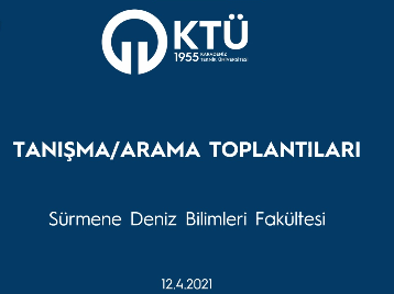 KTÜ Tanışma/Arama Toplantıları Kapsamında İlk Fakülte Toplantımız, Rektörümüz Prof. Dr. Hamdullah ÇUVALCI Başkanlığında Öğretim Üyelerimizin Katılımıyla Gerçekleştirildi