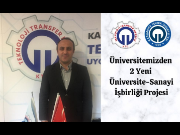 Üniversitemizden 2 Yeni Üniversite-Sanayi İşbirliği Projesi