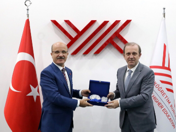 Rektörümüz, YÖK Başkanı Prof. Dr. Erol ÖZVARı Ziyaret Etti