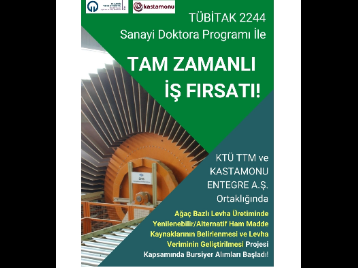 TÜBİTAK 2244 Sanayi Doktora Programı İle Tam Zamanlı İş Fırsatı!