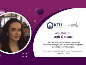 Edebiyat Fakültesi Tarih Bölümü Arş. Gör. Dr. Aslı ÖZCAN'a TÜBİTAK Proje Desteği