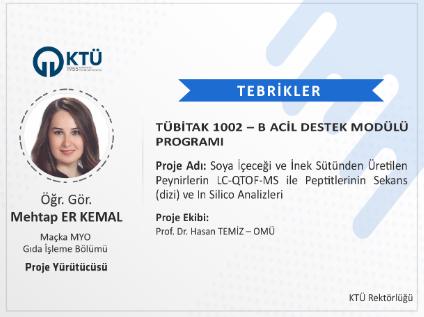 Akademisyenimize TÜBİTAK Proje Desteği