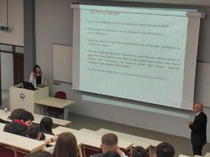 Prof. Dr. Fikret Çankaya Lise Öğrencilerine Bölümümüzü Tanıttı