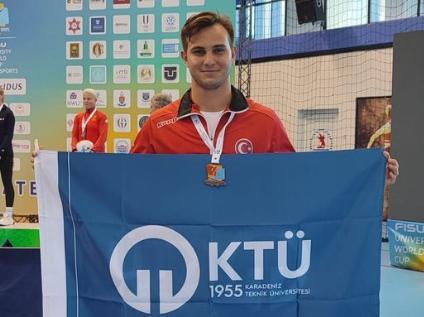 KTÜ FISU'dan Madalya ile Döndü